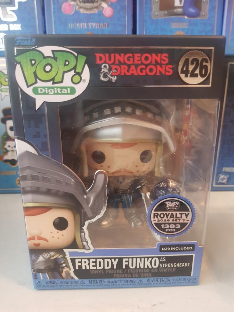 Funko Nft digital series D&D Freddy Funko as strongheart, Ophalen of Verzenden