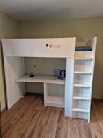 Lit mezzanine Ikea avec bureau et armoire, Enlèvement, Comme neuf, Une personne, Lit mezzanine