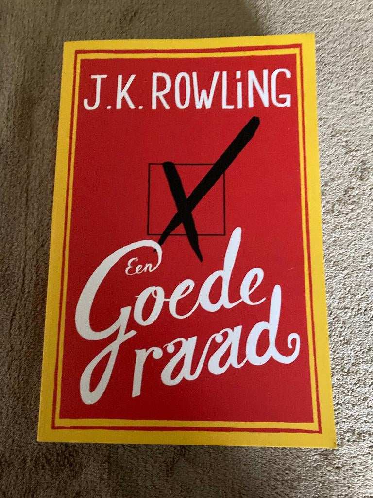 Boek : Een goede raad. J.K. Rowling 2012, 541 blz, Boeken, Romans, Ophalen of Verzenden, Zo goed als nieuw, J.K. Rowling