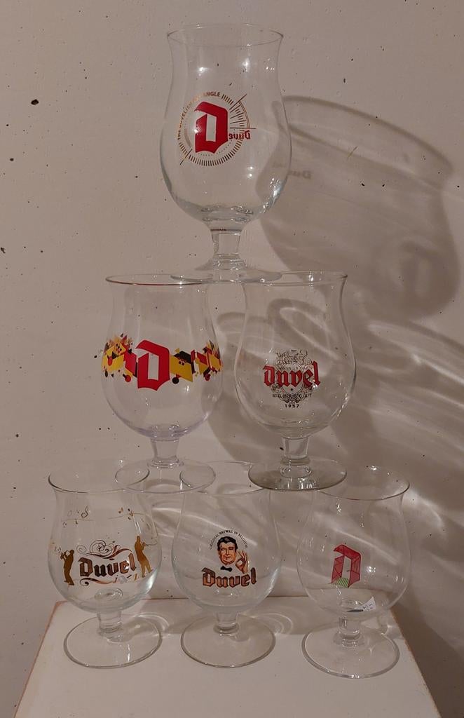Duvel bierglazen  /  bierglas, Verzamelen, Biermerken, Ophalen of Verzenden, Duvel