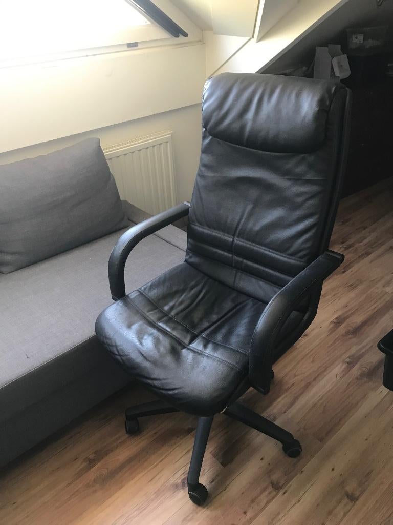 bureaustoel, Ophalen, Gebruikt, Zwart, Bureaustoel