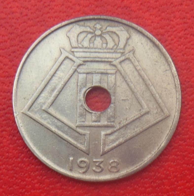 1938 10 centimes Léopold 3, Postzegels en Munten, Munten | België, Verzenden, Metaal, Losse munt