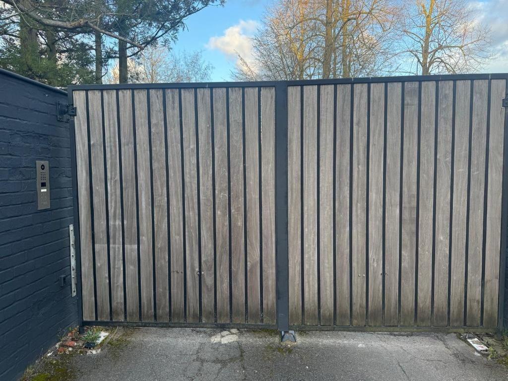 Poort, Ophalen, Gebruikt, Staal, 200 cm of meer