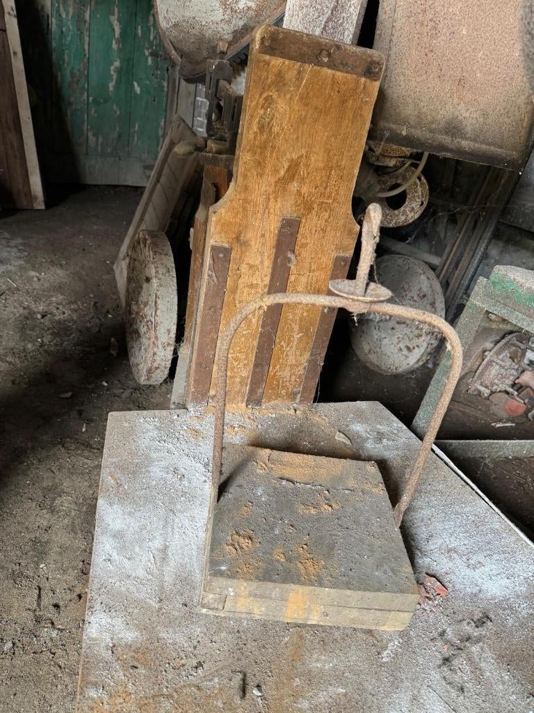 kolenbascule, Ophalen, Gebruikt