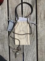 Collier cuir et argenté Sienna Bloom Ibiza, Enlèvement ou Envoi, Neuf, Argent, Argent