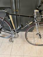 Retro sportfiets zwart met campagnolo onderdelen, Ophalen, 28 inch, Gebruikt, 10 tot 15 versnellingen