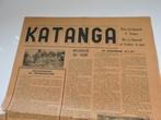 1961 KATANGA CONGO journal d'époque, Gendarmerie, Enlèvement ou Envoi