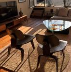 2 chaises inspiration LCW Eames, Ophalen, Gebruikt, Twee, Zwart