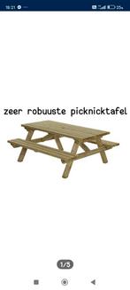 Picknicktafel 200 cm, Ophalen, Zo goed als nieuw, Hout