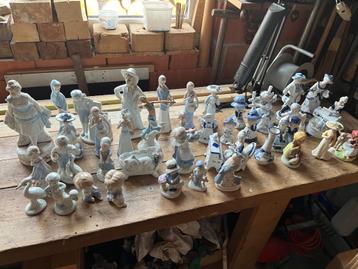 Groot lot porceleinen beeldjes ong. 50stuks, Enlèvement, Comme neuf, Autres types