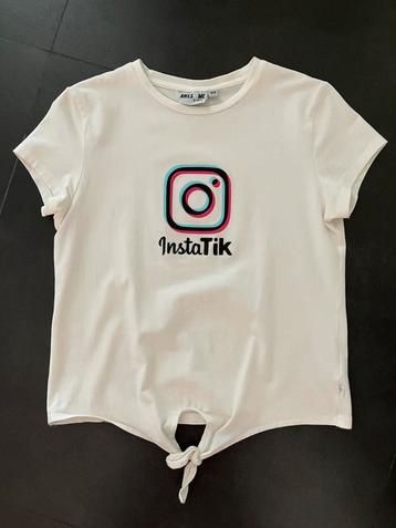 Witte T-shirt Awesome ( Someone) - maat 164 beschikbaar voor biedingen