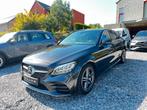 Mercedes C 180d Facelift AMG Line leder cameraGARANTIE, Auto's, Mercedes-Benz, Achterwielaandrijving, Euro 6, 4 cilinders, Zwart