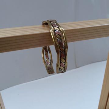 Halfopen vintagearmband in 2 soorten koper. beschikbaar voor biedingen