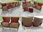 Vintage bioscoop / toneel klapzetels (2 x 2 of rij van 5), Ophalen, Gebruikt, Vintage