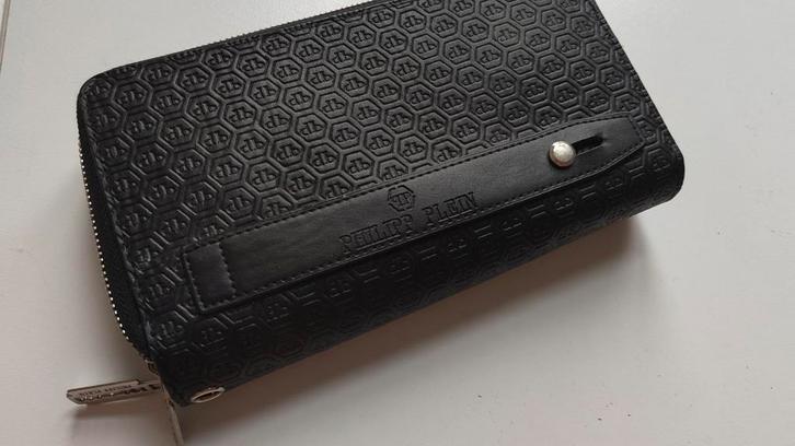 Portefeuille zippé noir Philipp Plein, Bijoux, Sacs & Beauté, Porte-monnaie & Portefeuilles, Comme neuf, Noir, Enlèvement ou Envoi
