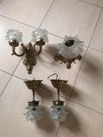 Diverse wandlampen, Ophalen, Gebruikt, Glas