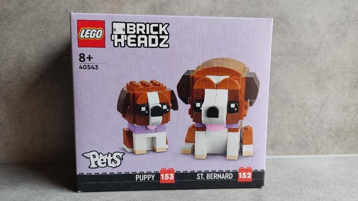 lego brickheadz 40543 sint bernard, Enfants & Bébés, Jouets | Duplo & Lego, Neuf, Lego, Ensemble complet, Enlèvement ou Envoi