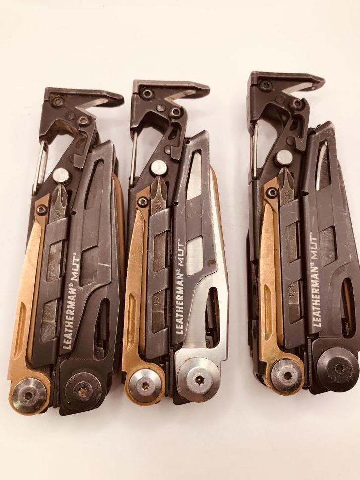 Leatherman MUT Discontinued Silver BLACK EOD USED Multitool, Caravans en Kamperen, Kampeergereedschap, Gebruikt, Verzenden