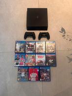 Playstation 4 Pro (1000GB) + 2 manettes + 11 jeux, Enlèvement ou Envoi, Comme neuf, Pro