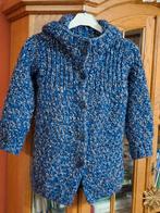 Gilet manteau en tricot de laine chinée avec capuche 8 ans, Enlèvement ou Envoi, Comme neuf, Fille, Autres types