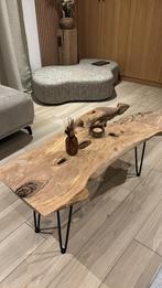 Exclusieve olijf houten salontafel !, Ophalen, Zo goed als nieuw