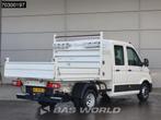 Volkswagen Crafter 177pk Kipper met Kist Dubbel Cabine Dubbe, Stof, Gebruikt, Euro 6, 4 cilinders