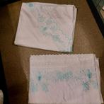 Housse de couette + draps de lits pour deux personnes brodé, Enlèvement, Deux personnes, Housse de couette