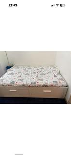 Bed lit 2 person avec matras, Ophalen, Zo goed als nieuw