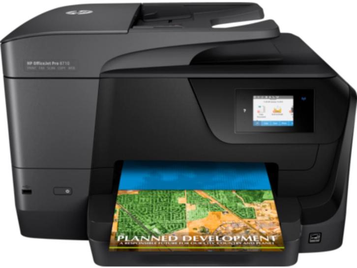 Imprimante - HP OfficeJet Pro 8715, Computers en Software, Printers, Gebruikt, All-in-one, Inkjetprinter, Faxen, Kleur printen