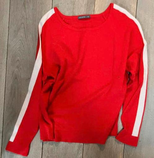 Esisto damestrui 100% kasjmier, Kleding | Dames, Truien en Vesten, Zo goed als nieuw, Maat 46/48 (XL) of groter, Rood, Ophalen of Verzenden