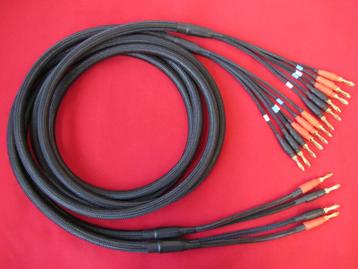 Luidsprekerkabels High End Bi-wire/ Bi-amp 4 x 4 mm² beschikbaar voor biedingen