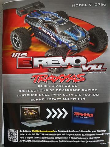 2x Traxxas E Revo vxl racewagen met afstandbediening  beschikbaar voor biedingen