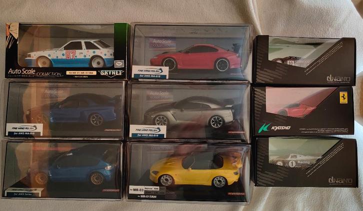 kyosho Mini-Z autoscale et DNANO, Hobby en Vrije tijd, Modelbouw | Radiografisch | Auto's, Zo goed als nieuw, Ophalen of Verzenden