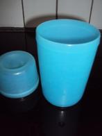 Tupperware, retro "shaker" in pastel blauwe kleur*sixties*, Gebruikt, Ophalen of Verzenden