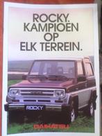 Daihatsu Rocky 01-1990 brochure, Verzenden
