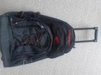 Reistrolley/ rugzak Versace sport, Ophalen, Uitschuifbare handgreep, 30 cm of meer, Zwart