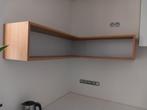 2 meubles suspendus ouverts, Maison & Meubles, 100 à 150 cm, 25 à 50 cm, Brun, Enlèvement