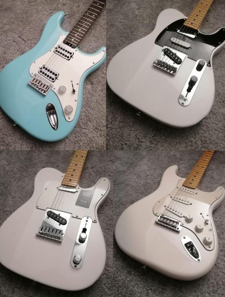 Fender Stratocaster -Telecaster, Muziek en Instrumenten, Snaarinstrumenten | Gitaren | Elektrisch, Zo goed als nieuw, Solid body