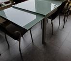 Tafel (binnen/buiten), Huis en Inrichting, Tafels | Eettafels, Ophalen, Gebruikt, 200 cm of meer, 50 tot 100 cm