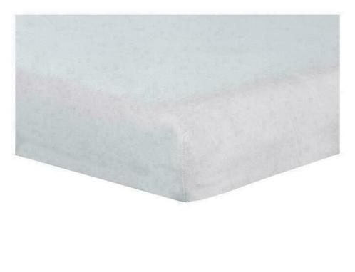 Hoeslaken 70 x 140/150 cm - Wit Jersey Katoen, Kinderen en Baby's, Kinderkamer | Beddengoed, Nieuw, Hoeslaken of Sloop, Wit, Jongetje of Meisje