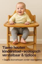 Tiamo houten kinderstoel – ecologisch, verstelbaar (2-6 jaar, Ophalen, Zo goed als nieuw, Stoel(en)