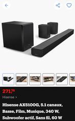 Hisense 340 watt tv-soundbar, Ophalen, Met externe subwoofer, Nieuw