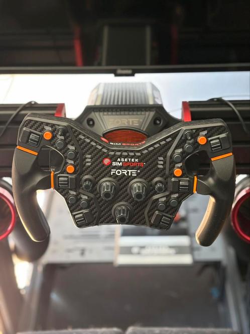Pack SimRacing Asetek – Sim Racing - Comme neuf, Computers en Software, Joysticks, Zo goed als nieuw, Ophalen