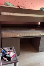 Hoogslaper met bureau, Kinderen en Baby's, Kinderkamer | Bedden, Ophalen, Gebruikt, Hoogslaper of Stapelbed, 140 tot 160 cm