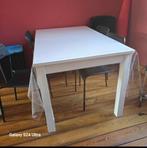 Witte en uitschuifbare keuken- of eetkamertafel IKEA, Ophalen
