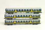 8155 Fleischmann NS plan W 3 x rijtuigen Benelux N SCALE, Hobby en Vrije tijd, Modeltreinen | N-Spoor, Gelijkstroom, Fleischmann