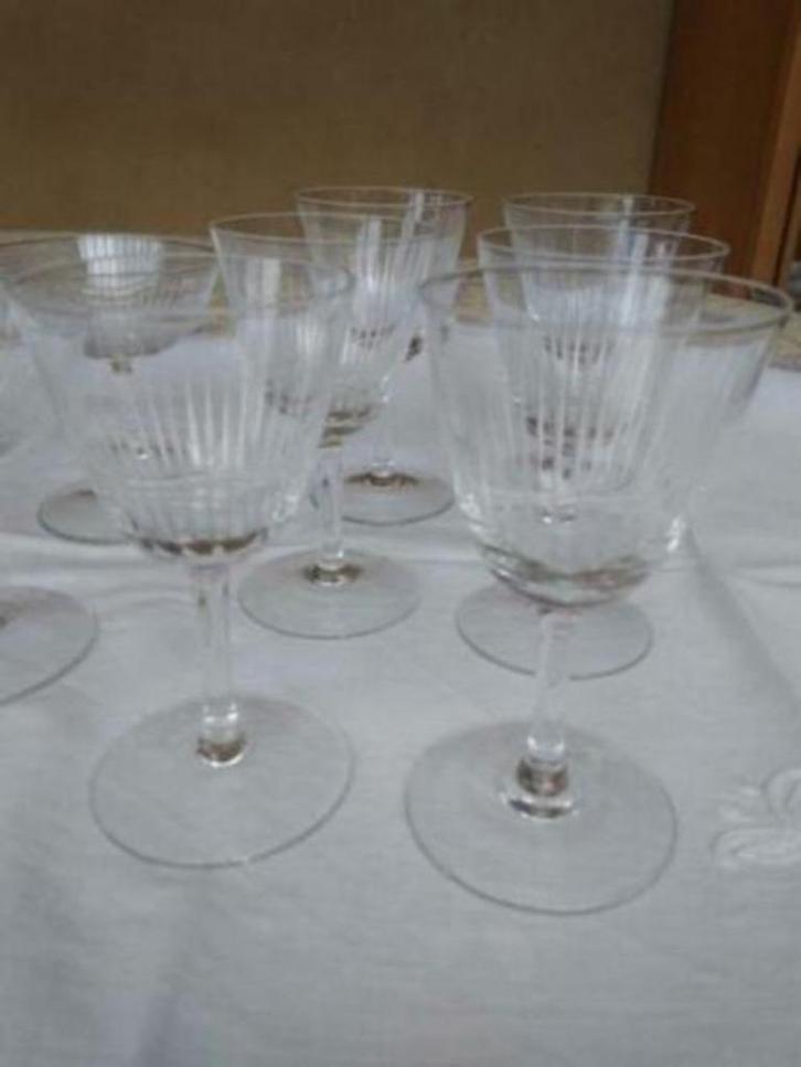 aperitief glaasjes in super verfijnd kristal  -, Verzamelen, Glas en Drinkglazen, Ophalen