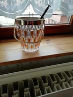 Seau à glaçon avec pinçe vintage. ht.13 cm., Enlèvement ou Envoi