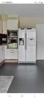 Side by side frigo diepvriezer, Elektronische apparatuur, Koelkasten en IJskasten, Ophalen, 200 liter of meer, 60 cm of meer, 160 cm of meer