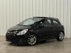 - Opel Corsa D - 1.2 Benzine - OPC Line - Pano - Automaat -, Auto's, Parkeersensor, Zwart, Zwart, Bedrijf